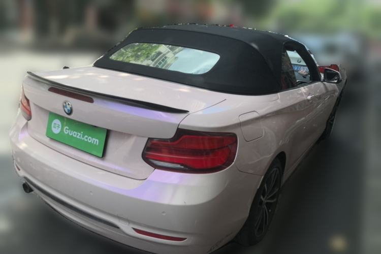 Used BMW 2 Series 2018 220i Convertible Coupe Sports Design Package Rear Right 45 Deg