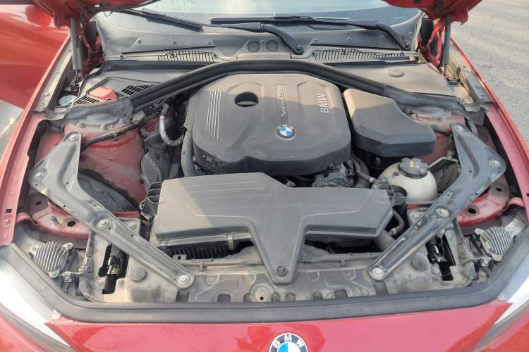Used BMW 2 Series 2018 220i Convertible Coupe Sports Design Package Engine Bay