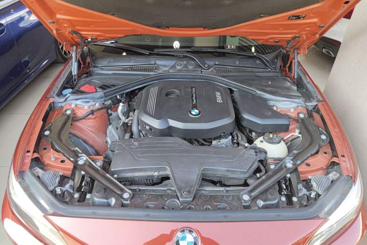 Used BMW 2 Series 2018 220i Convertible Coupe Sports Design Package Engine Bay