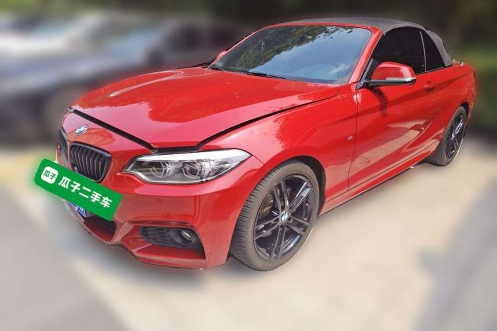 Used BMW 2 Series 2018 225i Convertible Coupe Luxury Model M Sport Package Front Left 45 Deg