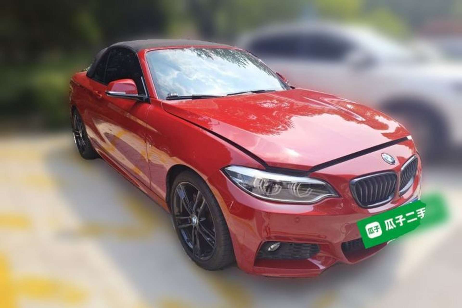 Used BMW 2 Series 2018 225i Convertible Coupe Luxury Model M Sport Package Front Right 45 Deg