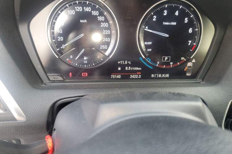 Used BMW 2 Series 2018 220i Convertible Coupe Sports Design Package Odometer Close Up
