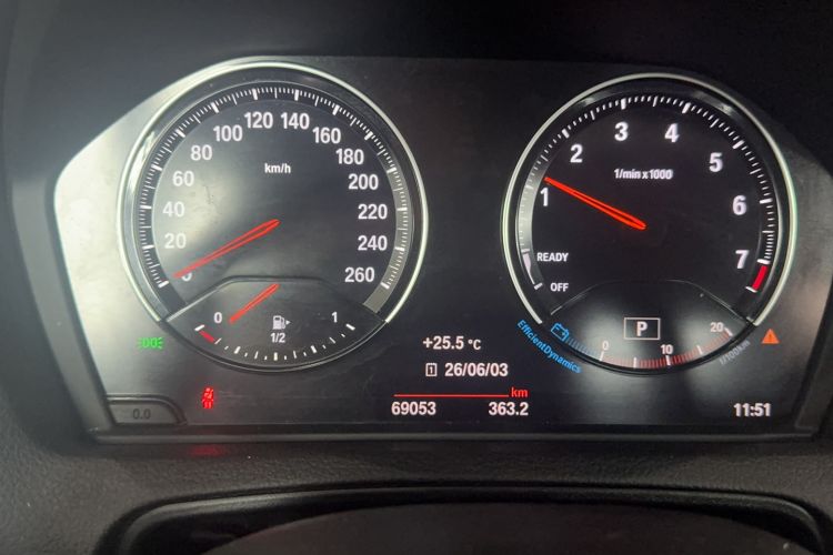 Used BMW 2 Series 2018 220i Sport Design Package Odometer Close Up