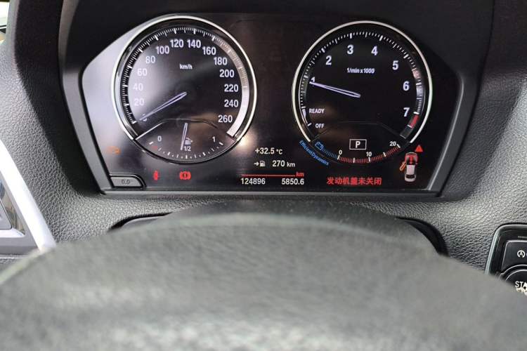 Used BMW 2 Series 2018 220i Sport Design Package Odometer Close Up
