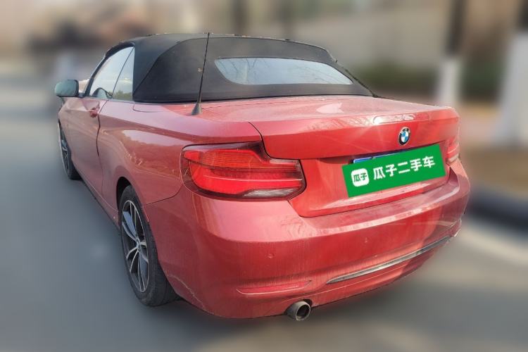 Used BMW 2 Series 2018 220i Convertible Coupe Sports Design Package Rear Left 45 Deg