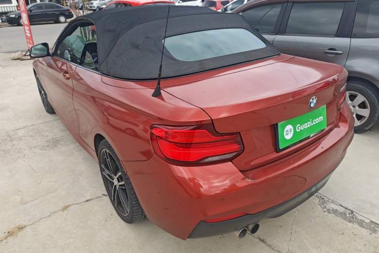 Used BMW 2 Series 2018 225i Convertible Coupe Luxury Model M Sport Package Rear Left 45 Deg
