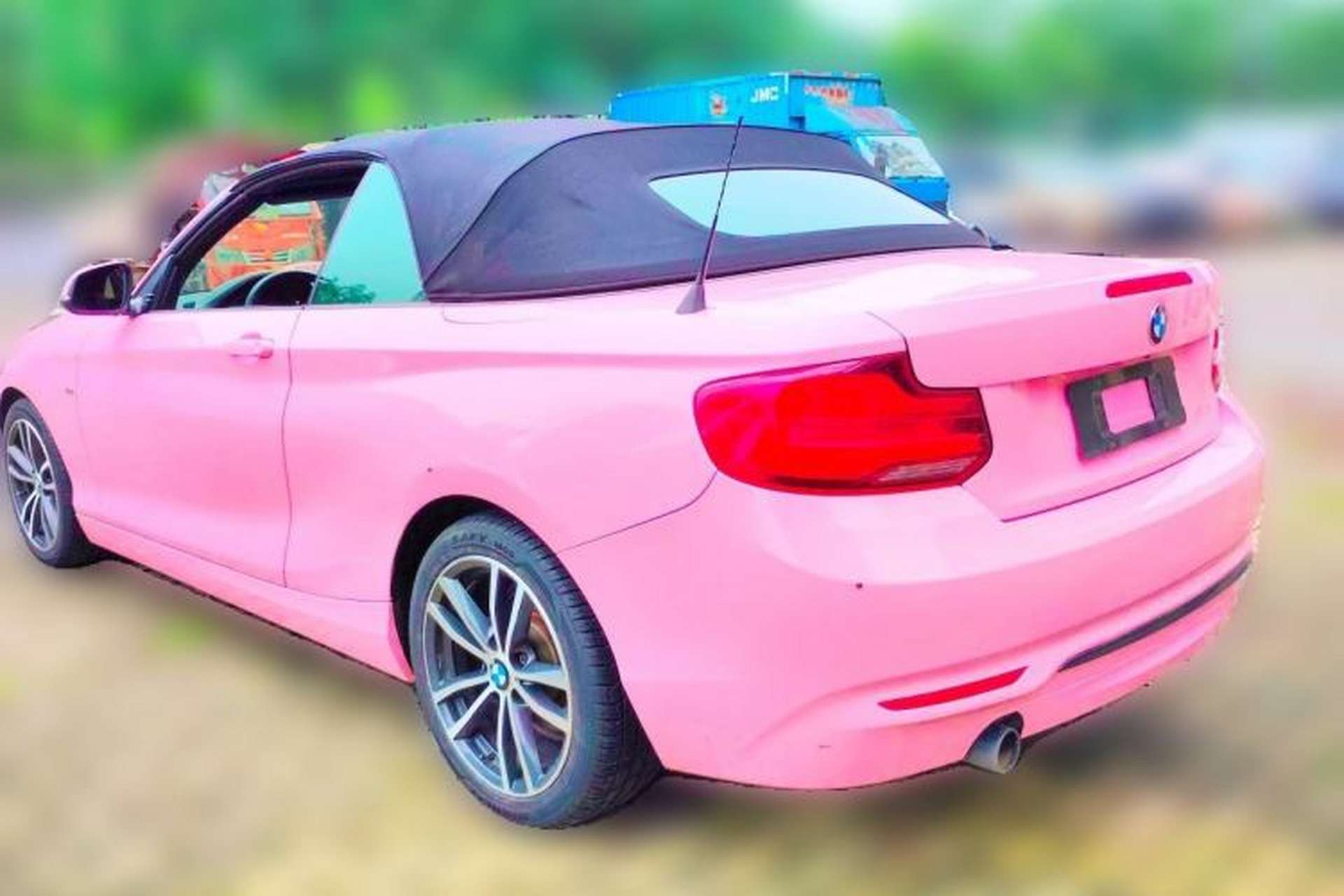 Used BMW 2 Series 2018 220i Convertible Coupe Sports Design Package Rear Left 45 Deg