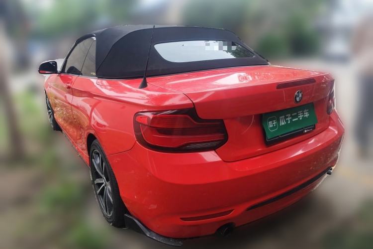 Used BMW 2 Series 2018 220i Convertible Coupe Sports Design Package Rear Left 45 Deg