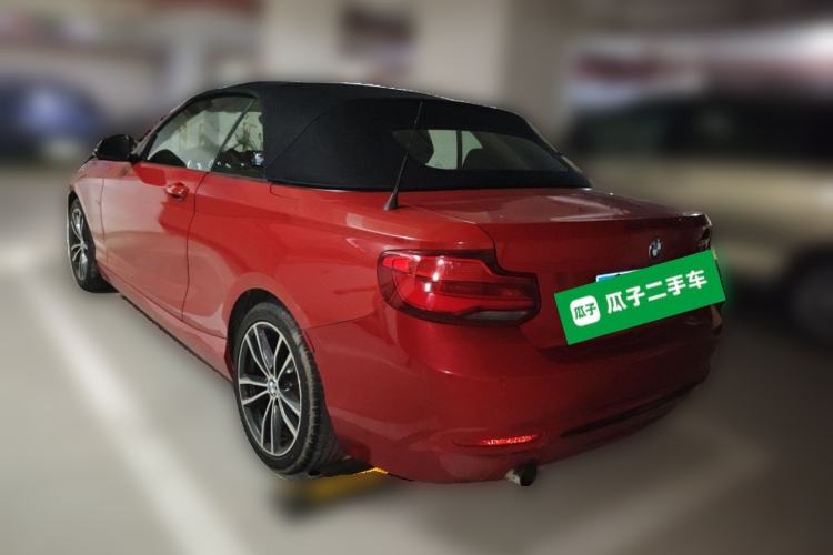 Used BMW 2 Series 2018 220i Convertible Coupe Sports Design Package Rear Left 45 Deg