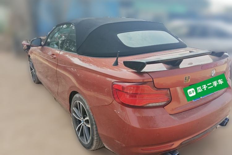 Used BMW 2 Series 2018 220i Convertible Coupe Sports Design Package Rear Left 45 Deg
