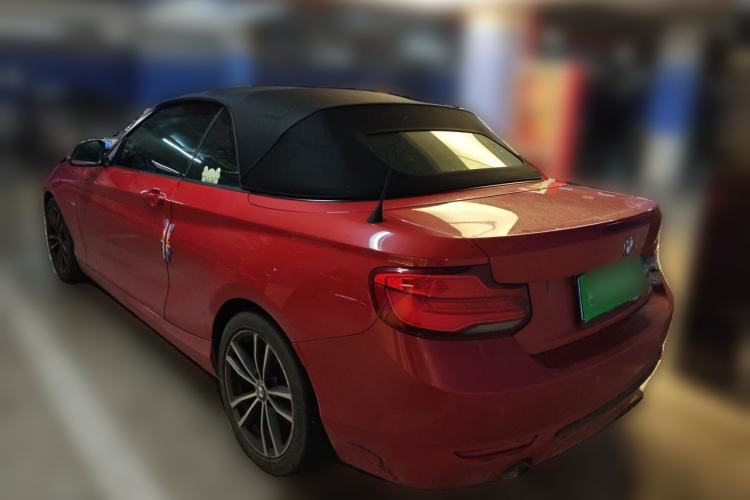 Used BMW 2 Series 2018 220i Convertible Coupe Sports Design Package Rear Left 45 Deg