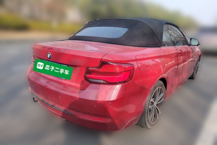 Used BMW 2 Series 2018 220i Convertible Coupe Sports Design Package Rear Right 45 Deg