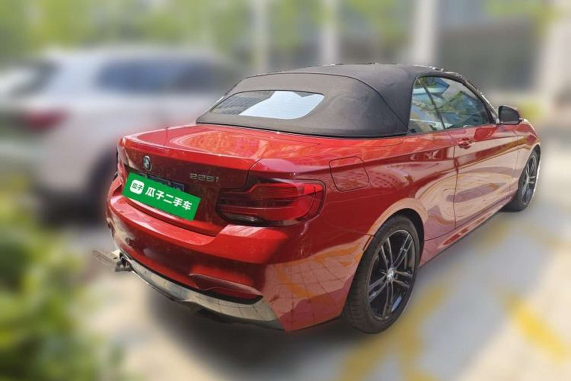 Used BMW 2 Series 2018 225i Convertible Coupe Luxury Model M Sport Package Rear Right 45 Deg