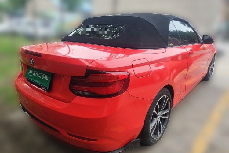 Used BMW 2 Series 2018 220i Convertible Coupe Sports Design Package Rear Right 45 Deg