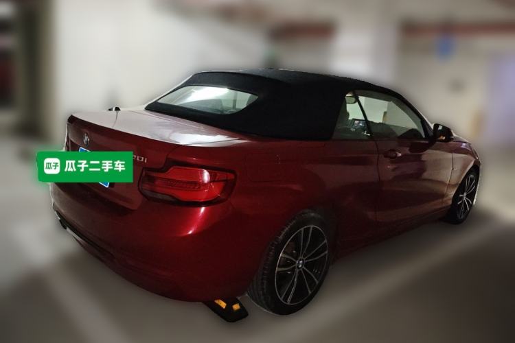 Used BMW 2 Series 2018 220i Convertible Coupe Sports Design Package Rear Right 45 Deg