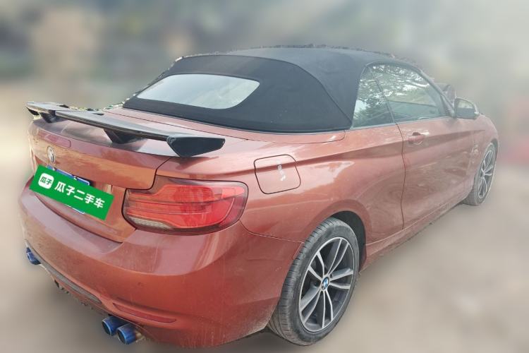 Used BMW 2 Series 2018 220i Convertible Coupe Sports Design Package Rear Right 45 Deg