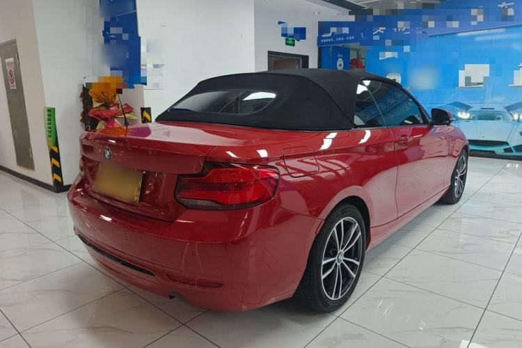 Used BMW 2 Series 2018 220i Convertible Coupe Sports Design Package Rear Right 45 Deg