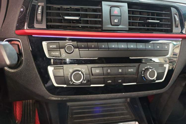 Used BMW 2 Series 2018 220i Convertible Coupe Sports Design Package Audio And AC Panel