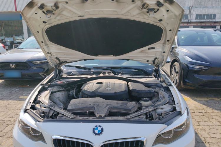Used BMW 2 Series 2018 220i Convertible Coupe Sports Design Package Engine Bay