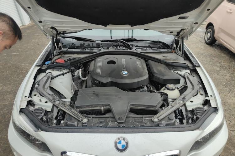 Used BMW 2 Series 2018 220i Convertible Coupe Sports Design Package Engine Bay