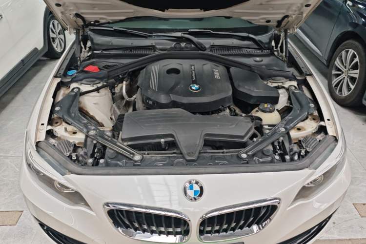 Used BMW 2 Series 2018 220i Convertible Coupe Sports Design Package Engine Bay