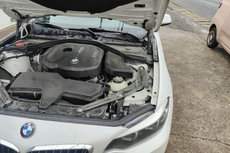 Used BMW 2 Series 2018 220i Convertible Coupe Sports Design Package Engine Bay Left