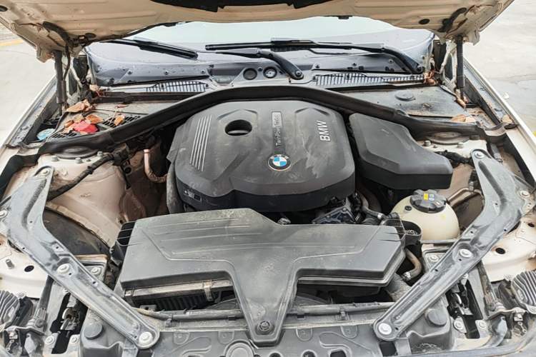Used BMW 2 Series 2018 220i Convertible Coupe Sports Design Package Engine Bay