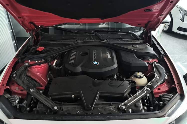 Used BMW 2 Series 2018 220i Convertible Coupe Sports Design Package Engine Bay