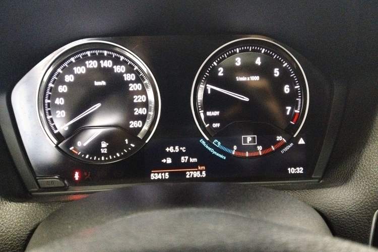 Used BMW 2 Series 2018 220i Sport Design Package Odometer Close Up