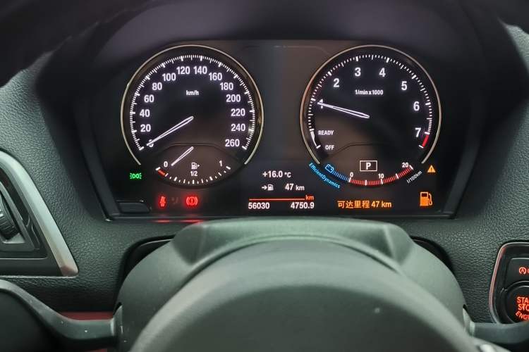 Used BMW 2 Series 2018 225i Convertible Coupe M Sport Edition Odometer Close Up