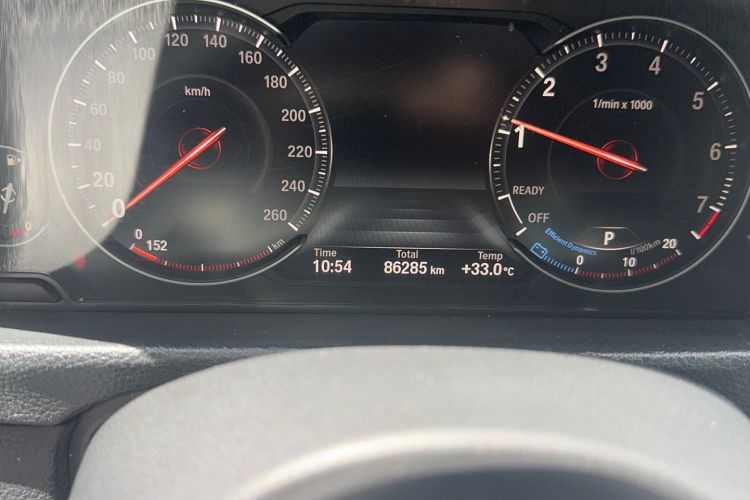 Used BMW 2 Series 2018 225i M Sport Odometer Close Up