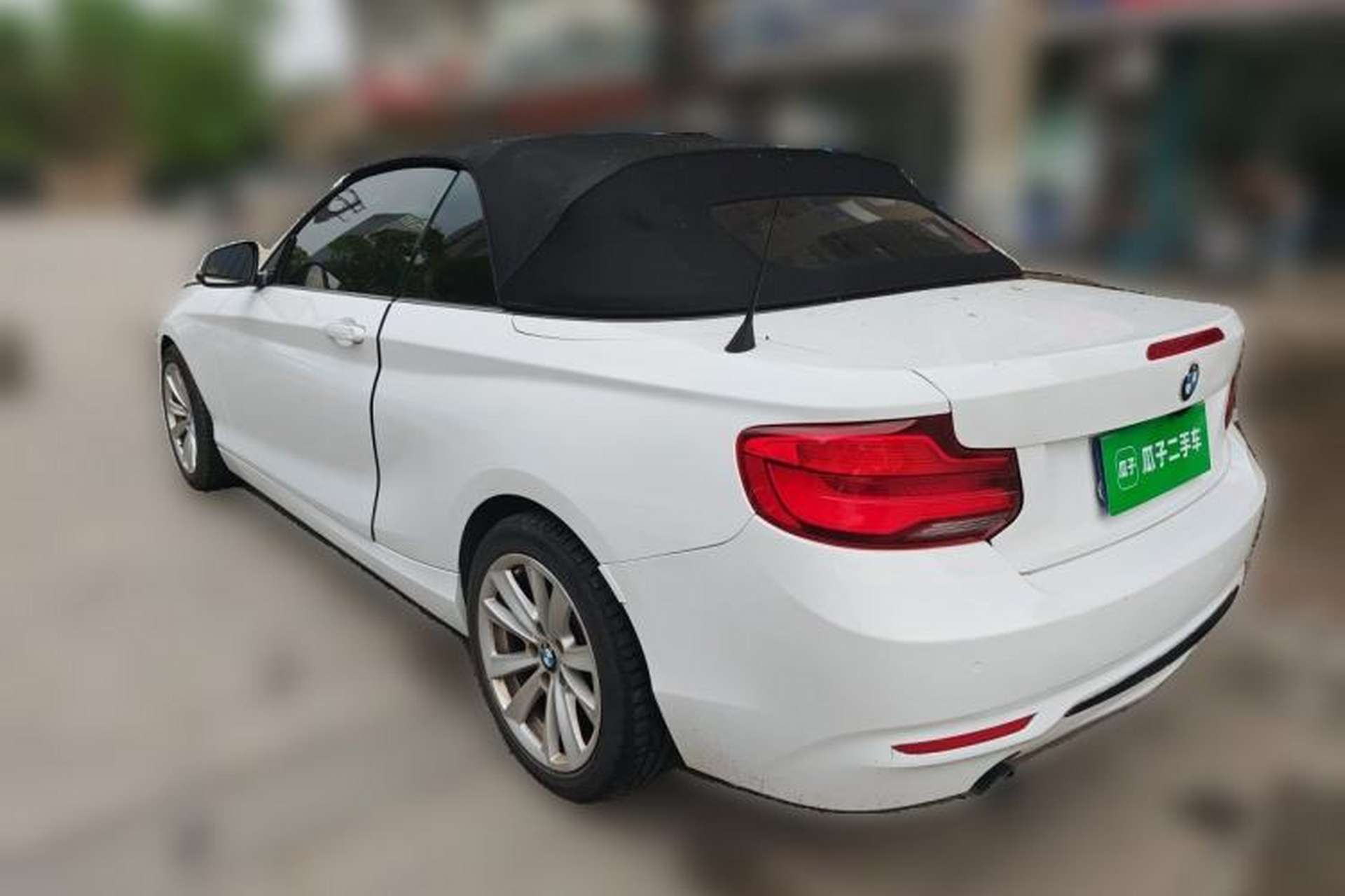 Used BMW 2 Series 2018 220i Convertible Coupe Sports Design Package Rear Left 45 Deg
