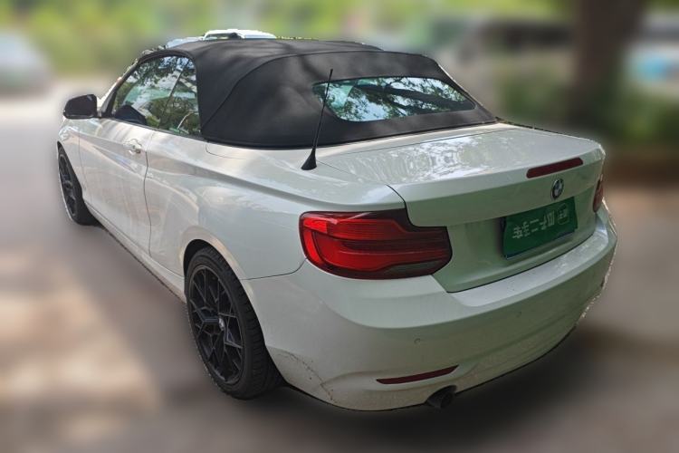 Used BMW 2 Series 2018 220i Convertible Coupe Sports Design Package Rear Left 45 Deg