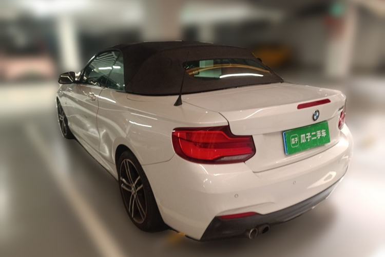 Used BMW 2 Series 2018 225i Convertible Coupe Luxury Model M Sport Package Rear Left 45 Deg