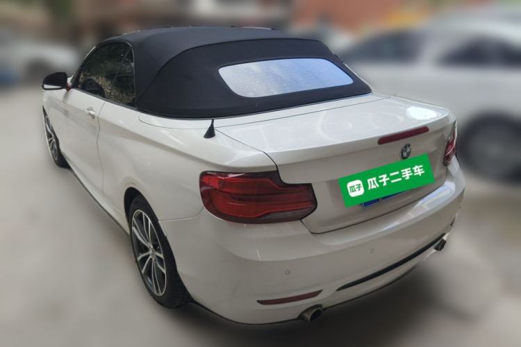 Used BMW 2 Series 2018 220i Convertible Coupe Sports Design Package Rear Left 45 Deg
