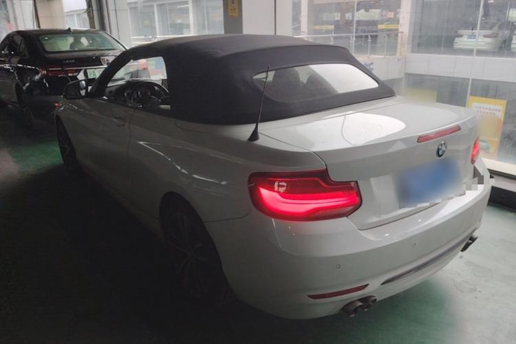 Used BMW 2 Series 2018 220i Convertible Coupe Sports Design Package Rear Left 45 Deg