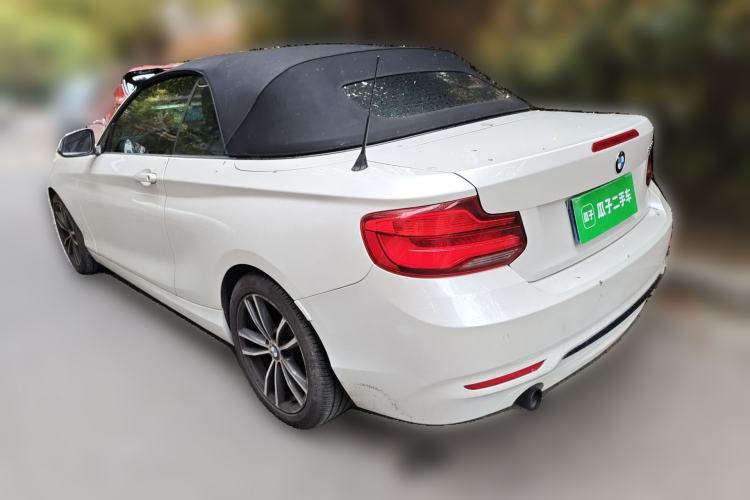 Used BMW 2 Series 2018 220i Convertible Coupe Sports Design Package Rear Left 45 Deg