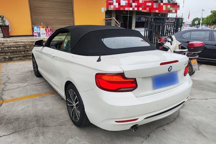 Used BMW 2 Series 2018 220i Convertible Coupe Sports Design Package Rear Left 45 Deg