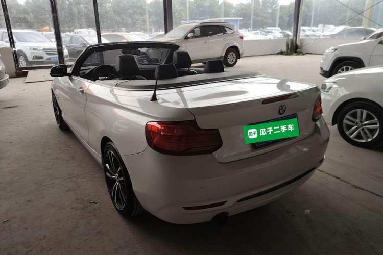 Used BMW 2 Series 2018 220i Convertible Coupe Sports Design Package Rear Left 45 Deg