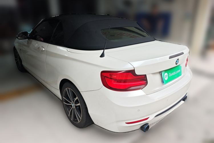 Used BMW 2 Series 2018 220i Convertible Coupe Sports Design Package Rear Left 45 Deg