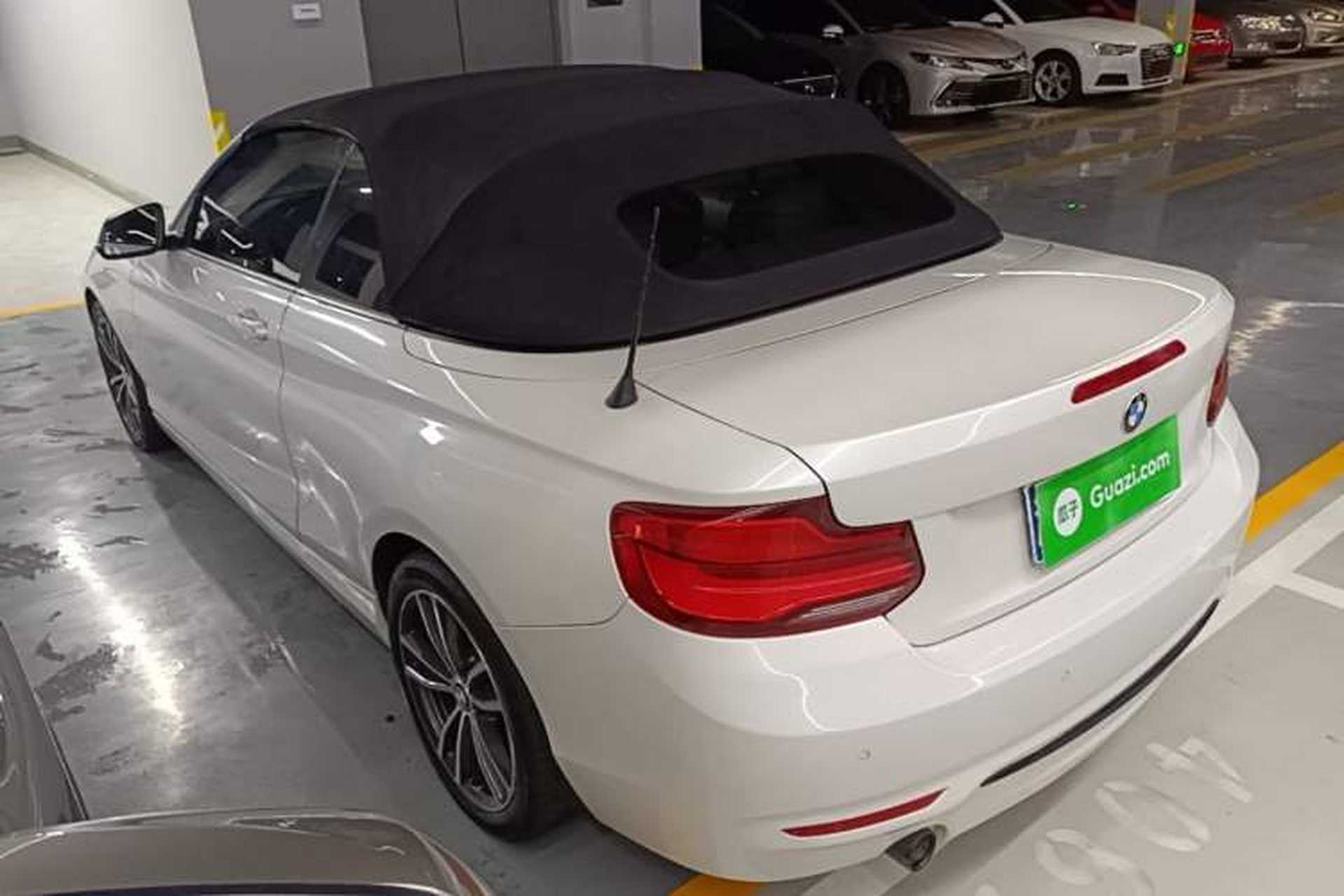 Used BMW 2 Series 2018 220i Convertible Coupe Sports Design Package Rear Left 45 Deg