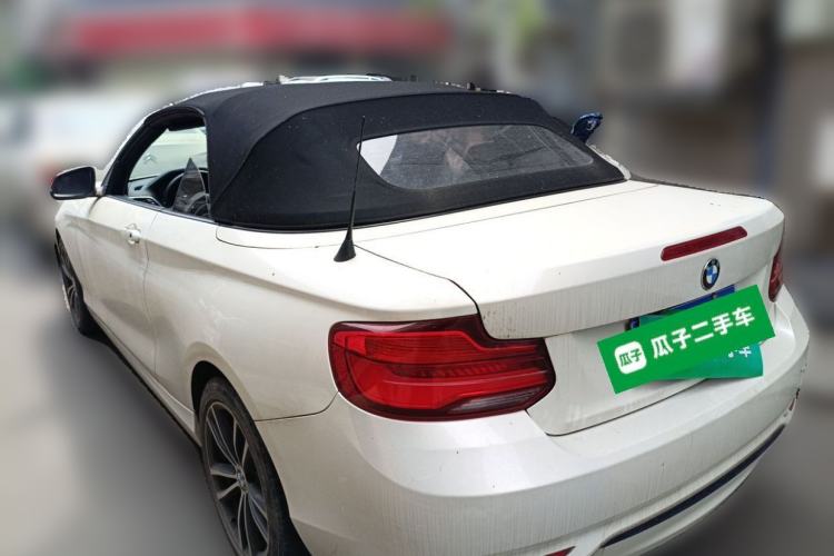 Used BMW 2 Series 2018 220i Convertible Coupe Sports Design Package Rear Left 45 Deg