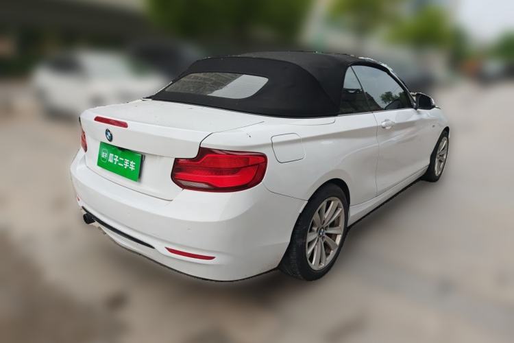 Used BMW 2 Series 2018 220i Convertible Coupe Sports Design Package Rear Right 45 Deg