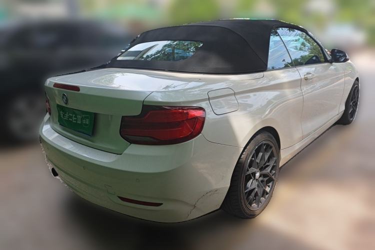 Used BMW 2 Series 2018 220i Convertible Coupe Sports Design Package Rear Right 45 Deg