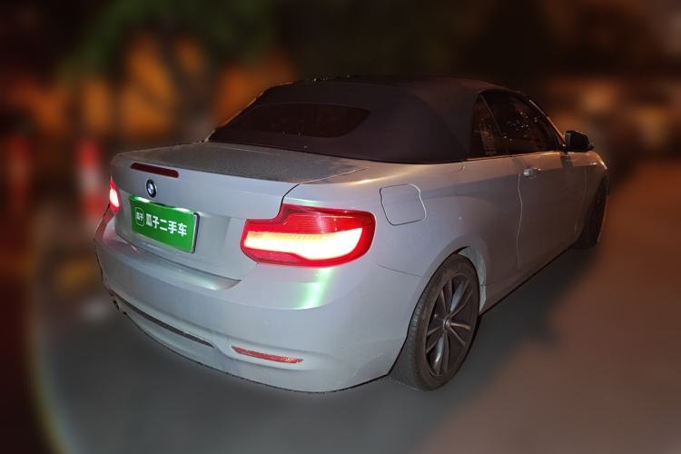 Used BMW 2 Series 2018 220i Convertible Coupe Sports Design Package Rear Right 45 Deg