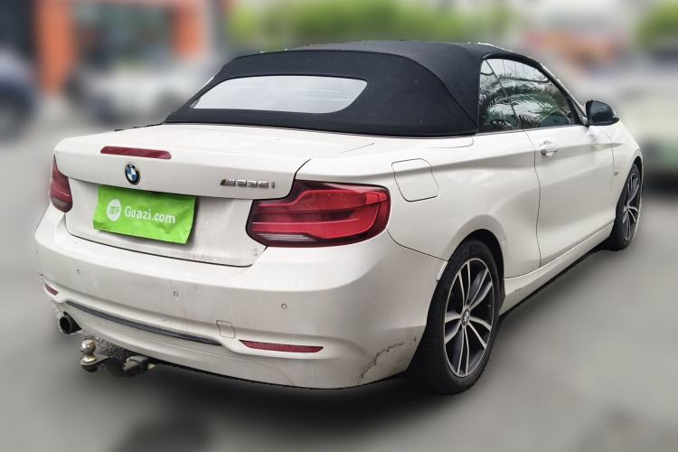 Used BMW 2 Series 2018 220i Convertible Coupe Sports Design Package Rear Right 45 Deg