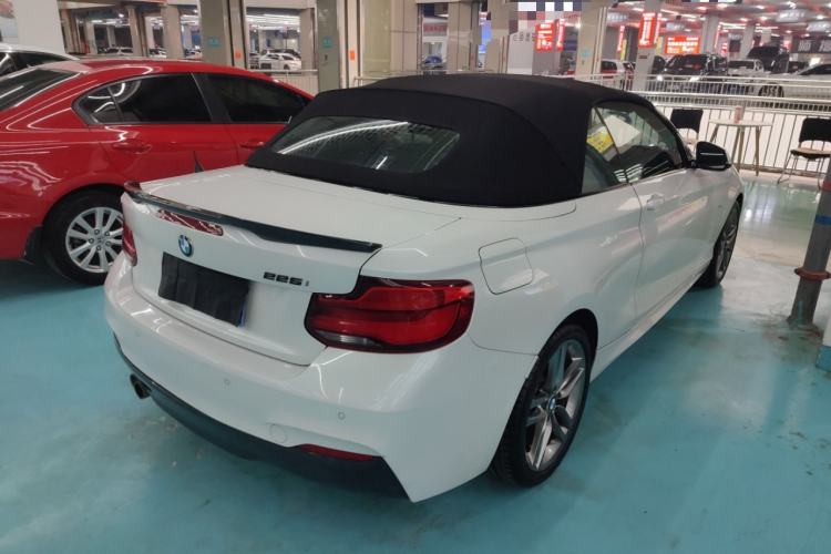 Used BMW 2 Series 2018 225i Convertible Coupe M Sport Edition Rear Right 45 Deg