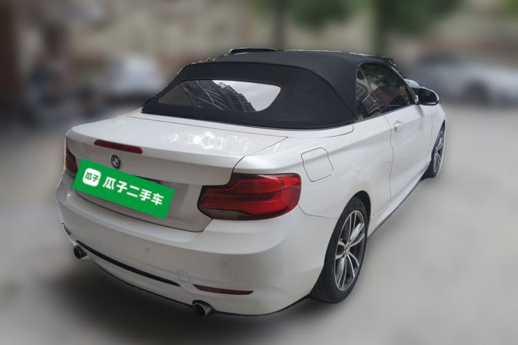 Used BMW 2 Series 2018 220i Convertible Coupe Sports Design Package Rear Right 45 Deg
