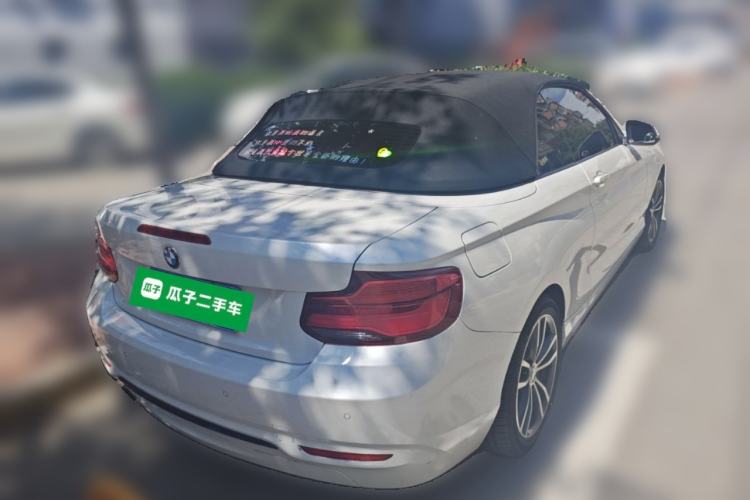 Used BMW 2 Series 2018 220i Convertible Coupe Sports Design Package Rear Right 45 Deg
