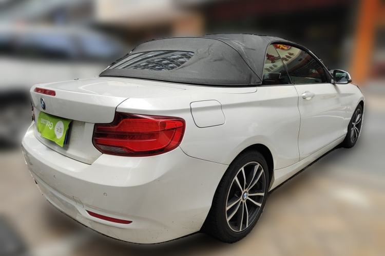 Used BMW 2 Series 2018 220i Convertible Coupe Sports Design Package Rear Right 45 Deg